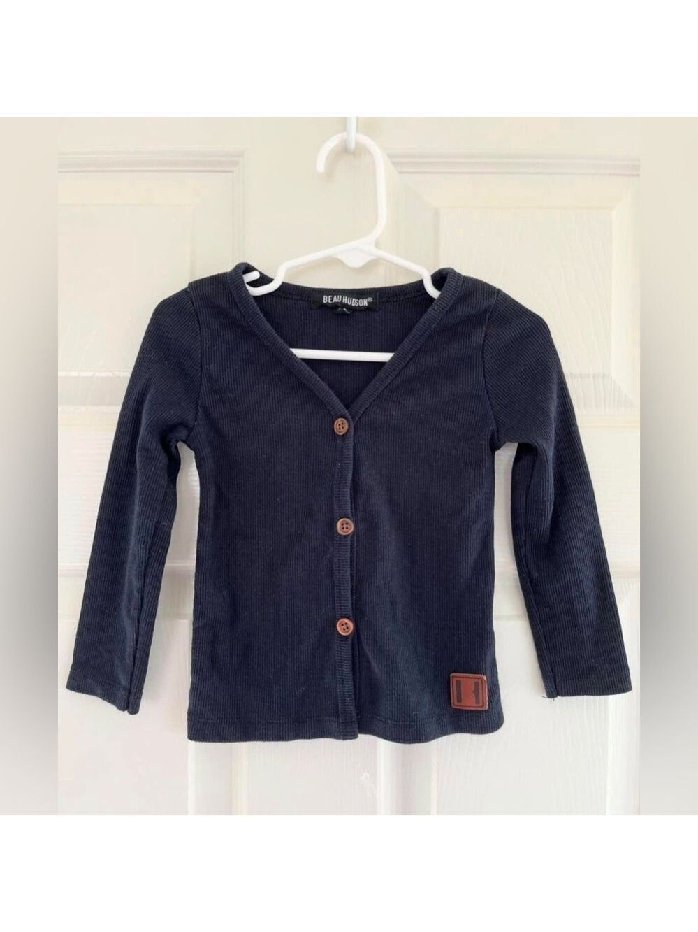 Beau Hudson Navy Button Down Cardigan